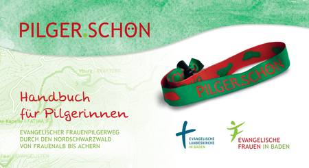 Grünes Pilgerarmband mit Audruck Pilgerschön